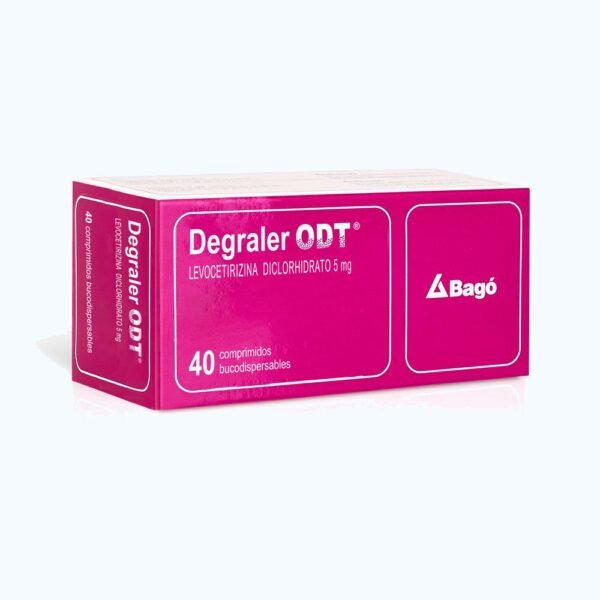 DEGRALER ODT LEVOCETIR.5MG/ X 40 COMPRIMIDOS