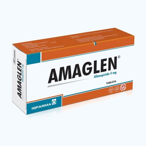 AMAGLEN 4/MG GLIMEPIRI X 30 TABLETAS