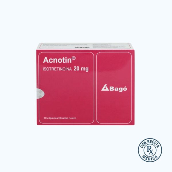 ACNOTIN 20/MG X 30 CAPSULAS