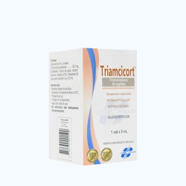 TRIAMCICORT 50MG/5ML AMPOLLA