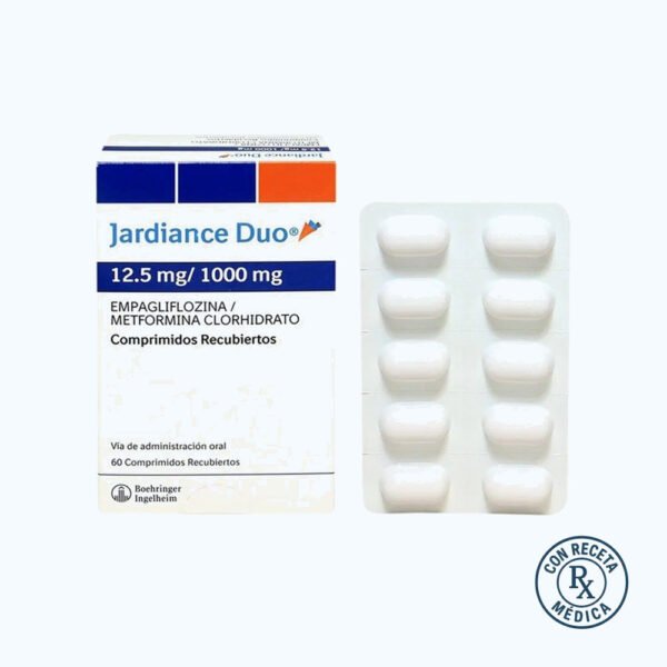 JARDIANCE DUO 12.5MG/1000MG X 60 TABLETAS