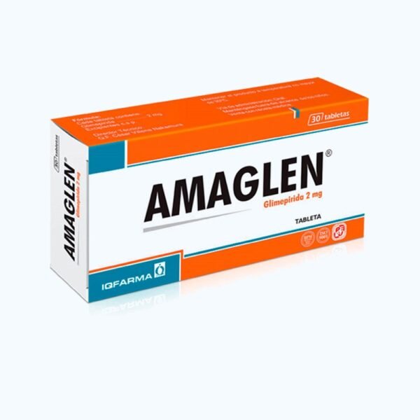 AMAGLEN 2/MG GLIMEPIRI X 30 TABLETAS