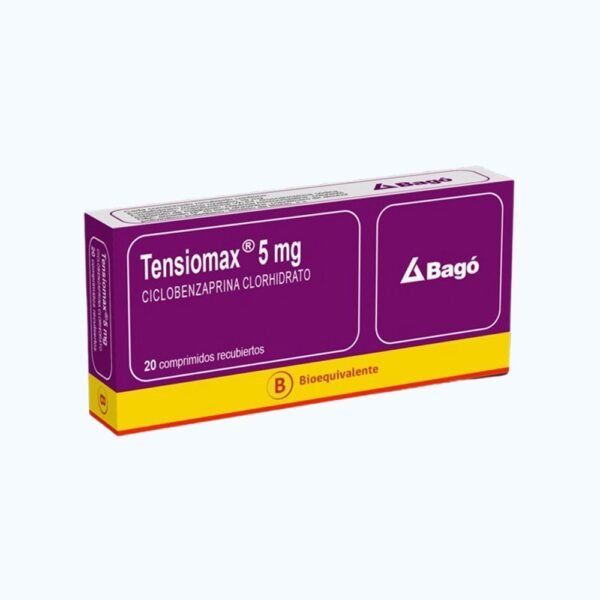 TENSIOMAX 5MG CICLOBENZ X 20 COMPRIMIDOS