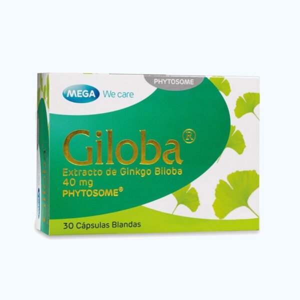 GILOBA GINGO/BILOBA 40MG X 30 CPASULAS