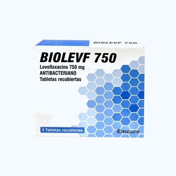 BIOLEVF 750/MG LEVOFLOXA X 5 TAB