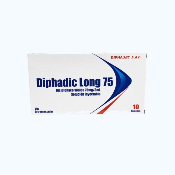 DICLOFENACO 75MG/3ML DIPHADIC LONG AMPOLLA