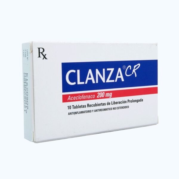 CLANZA CR 200MG ACECLOFENACO X 10 TAB