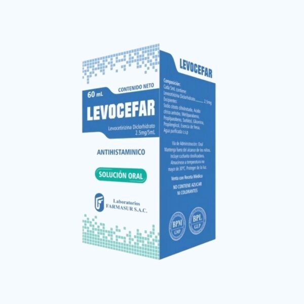 LEVOCETIR.JBE 2.5MG LEVOCEFAR 60ML