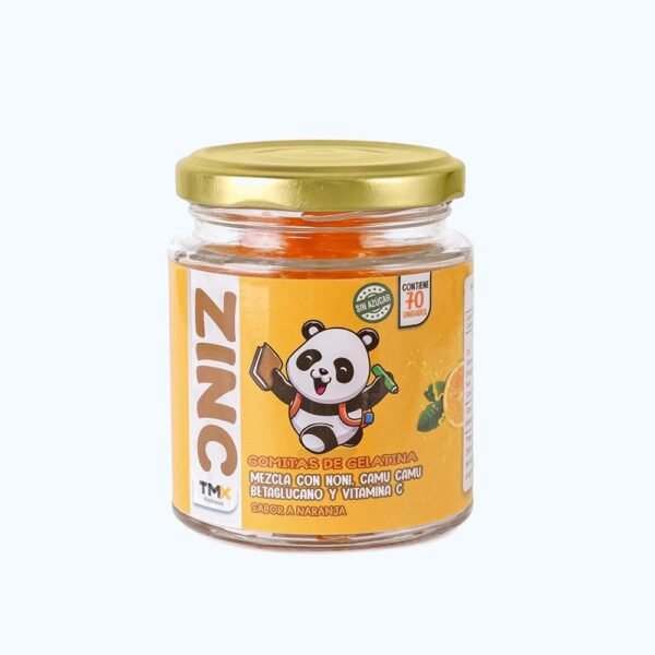 GOMITAS ZINC SAB NARANJA X 70 UNIDAD