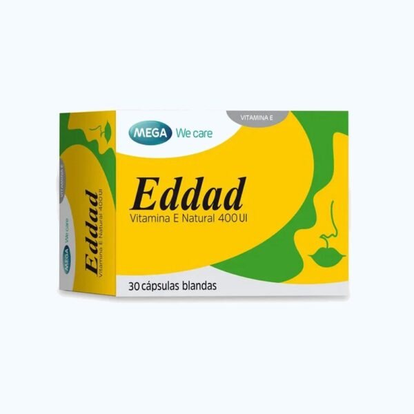 EDDAD VITAMINA E 400UI X 30 CAPS BLANDAS
